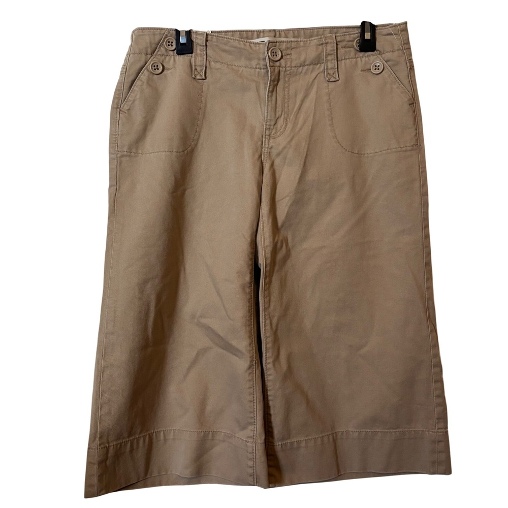 Gap Original Women's Zip Fly Shorts 10 NWT Tan Khaki Low Rise